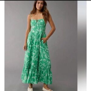 NWOT American Eagle AE Corset Tiered Dress